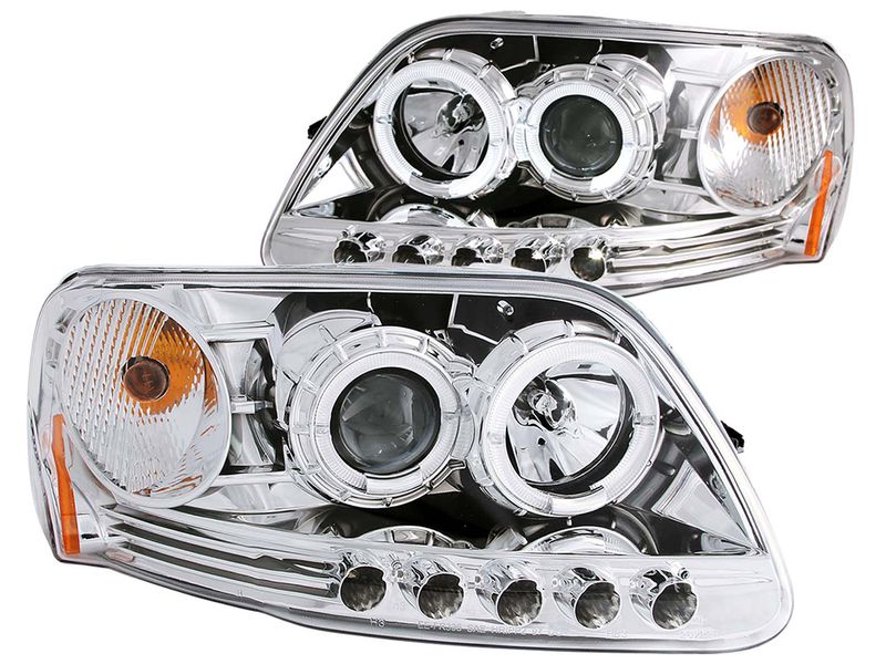 Anzo Chrome Halo Projector Headlights