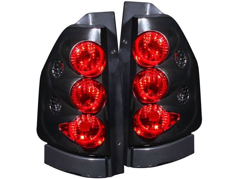 Anzo Red and Black Euro Tail Lights