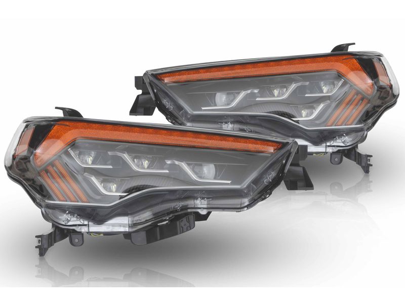 Attica 4x4 Black LED Projector Headlights