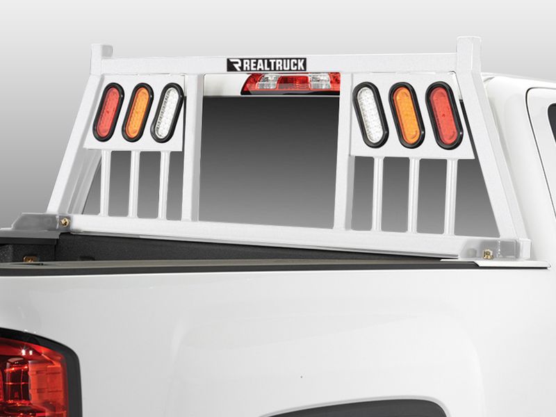 Backrack Three Light White Headache Rack