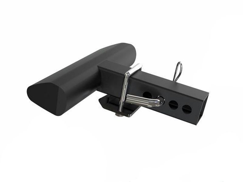 Black Horse Blade Rear Black Bumper Guard Hitch Step