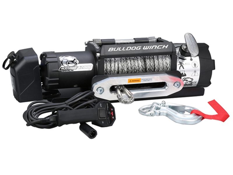 Bulldog 12,000 lb Low Profile Trailer Winch