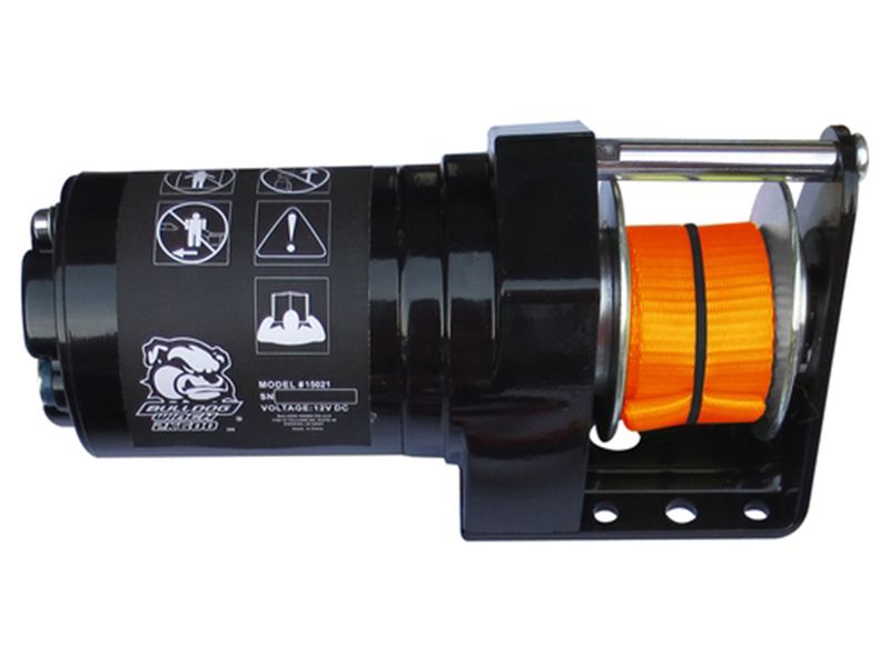 Bulldog 2,000 lb ATV/UTV Snow Plow Winch