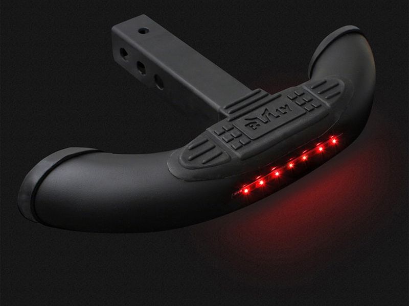 Bully Black Bull Stainless Steel Brake Light Hitch Step