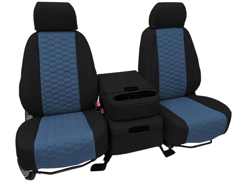 CalTrend Faux Leather Hex Quilted Seat Covers