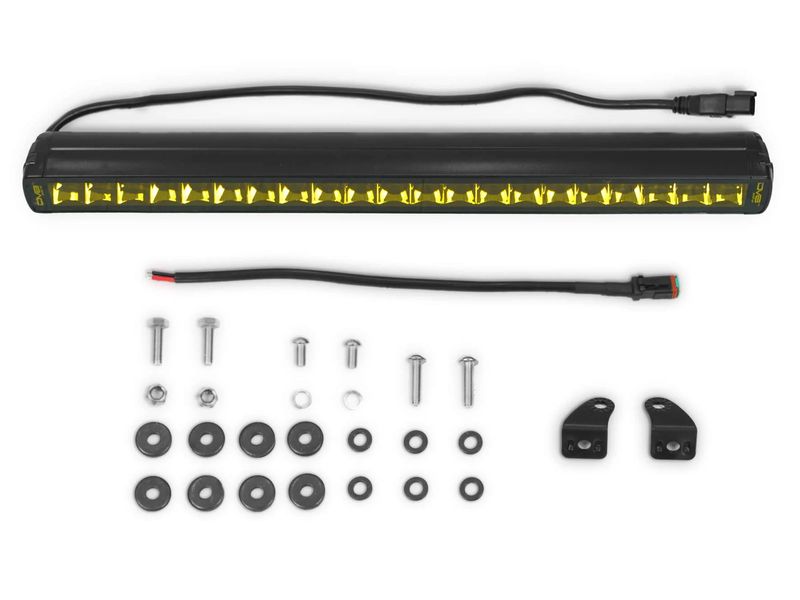DV8 20" Elite Series Single Row LED Amber Light Bar