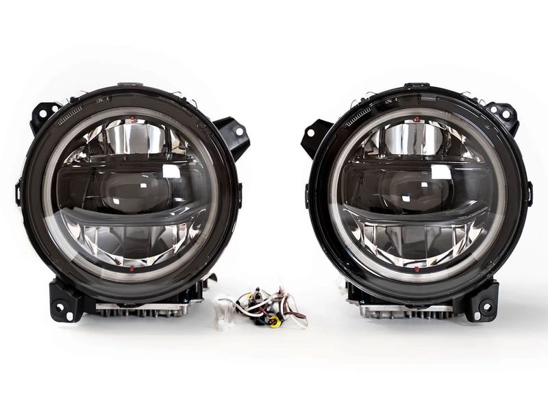 DV8 Offroad Projector LED Black Headlights
