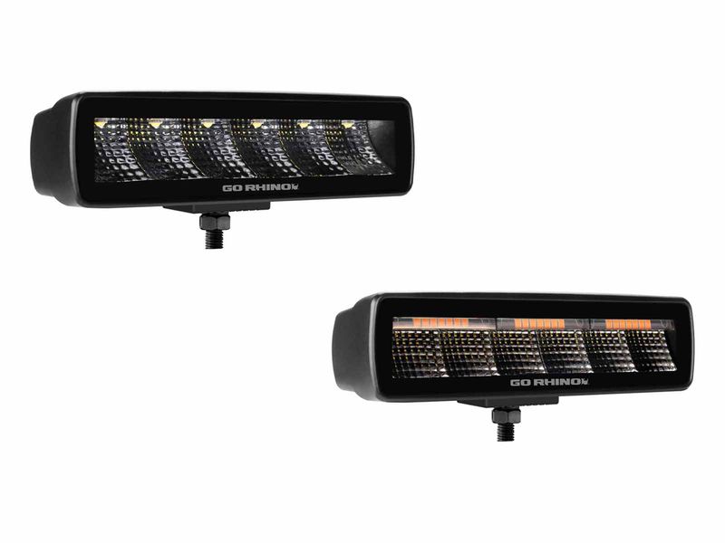 Go Rhino Xplor Blackout Series Sixline LED Light Kit