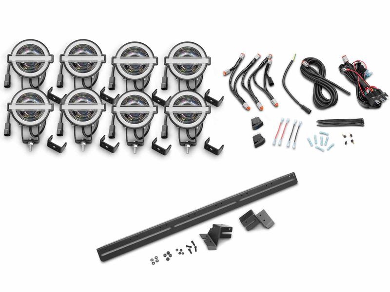 Havoc 5" Round Lasso Lights With Windshield Mount