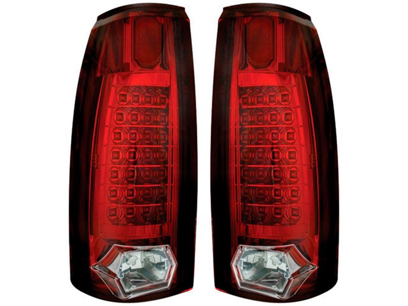 IPCW Red and Chrome LED Tail Lights