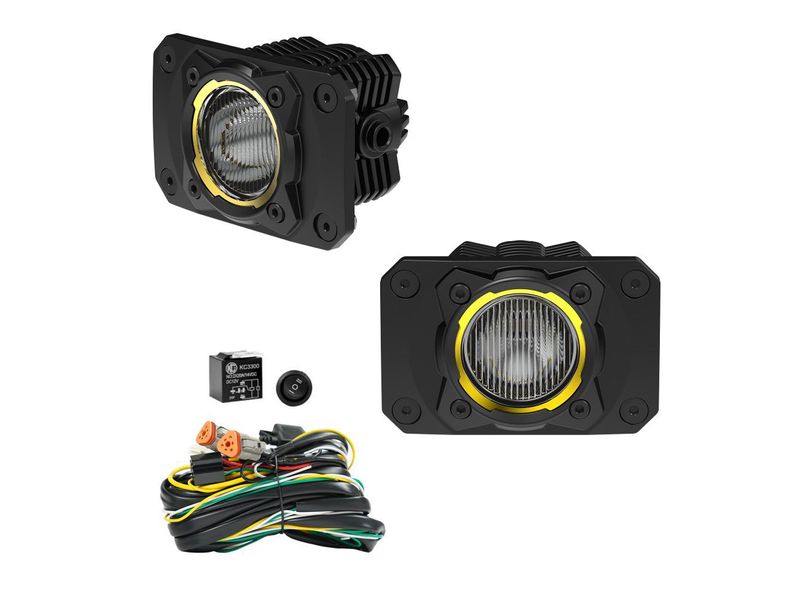 KC HiLiTES FLEX ERA 1 LED Flush Mount Lights