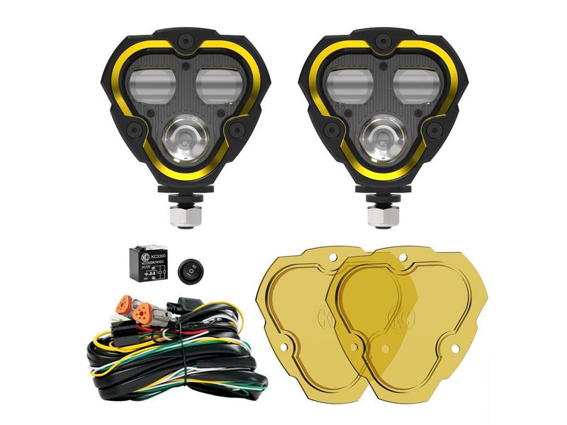 KC HiLiTES FLEX ERA 3 Universal Dual-Mode LED Fog Lights