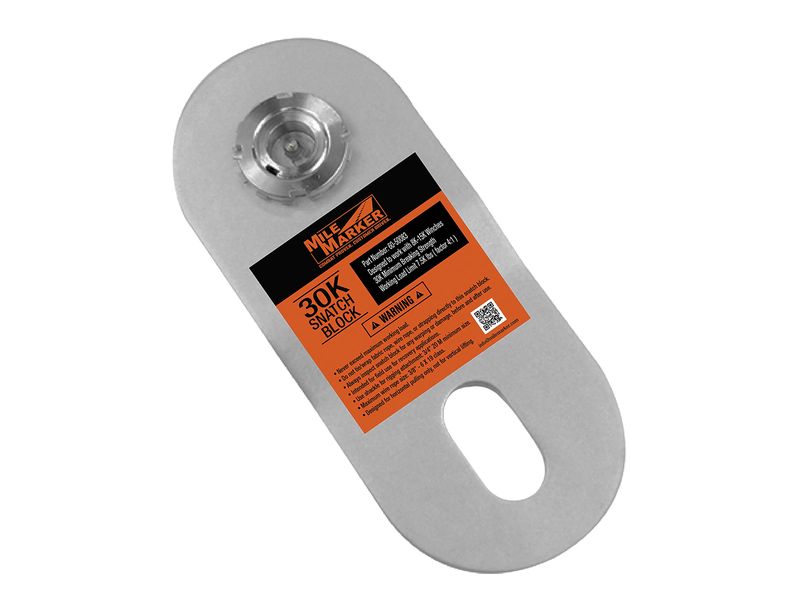 Mile Marker Heavy Duty Snatch Block 30,000 LB