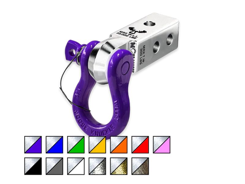 Moose Knuckle B''oh 3/4" Shackle & Atomic Silver Mohawk 2.0 Receiver Combo