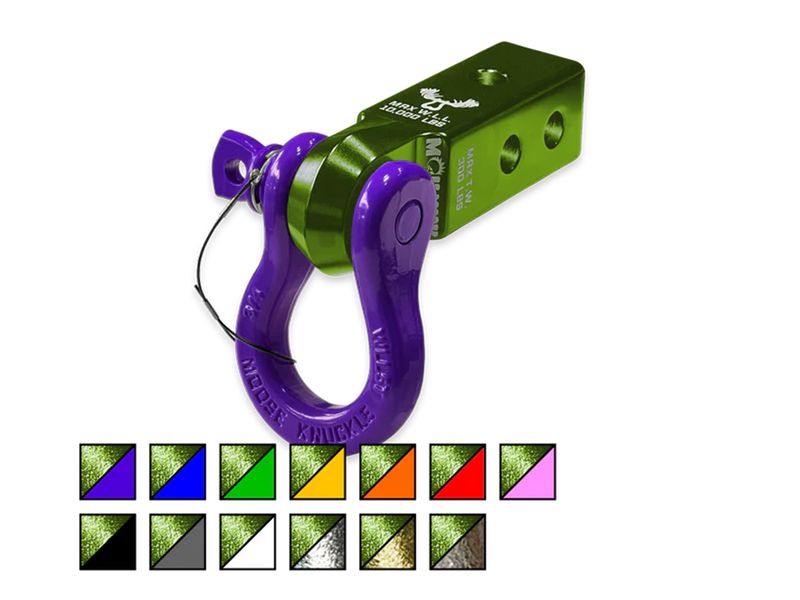 Moose Knuckle B''oh 3/4" Shackle & Bean Green Mohawk 2.0 Receiver Combo