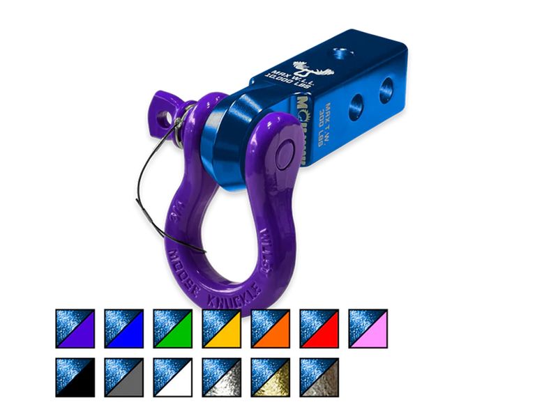 Moose Knuckle B''oh 3/4" Shackle & Blue Pill Mohawk 2.0 Receiver Combo