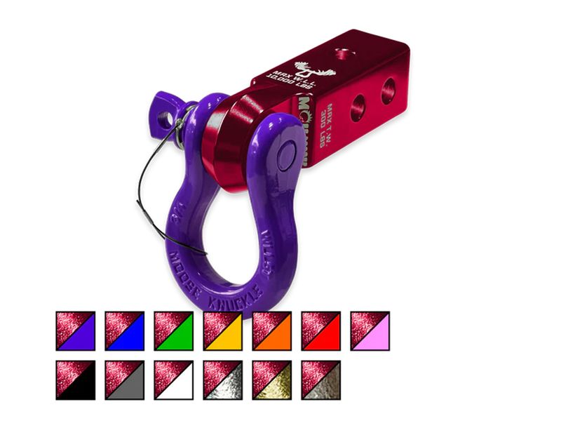 Moose Knuckle B''oh 3/4" Shackle & Red Rum Mohawk 2.0 Receiver Combo