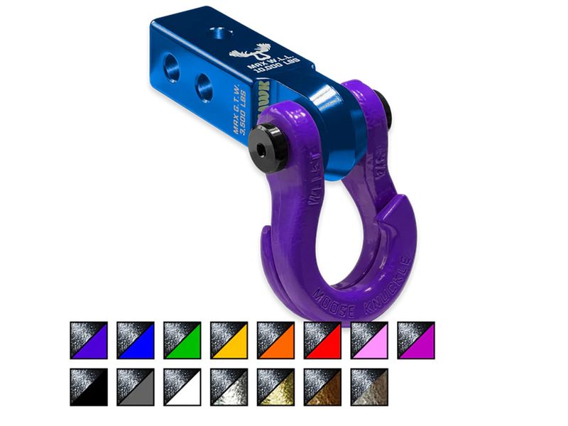 Moose Knuckle Jowl 3/4" Split Shackle & Blue Pill Mohawk 2.0 Receiver Combo