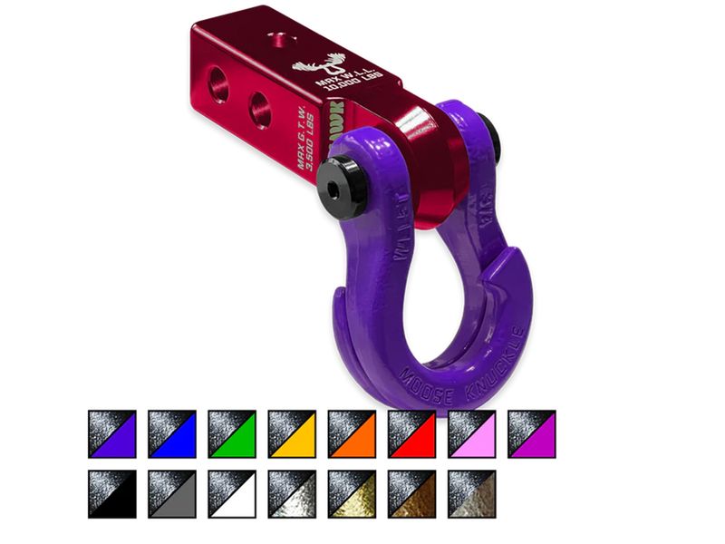 Moose Knuckle Jowl 3/4" Split Shackle & Red Rum Mohawk 2.0 Receiver Combo