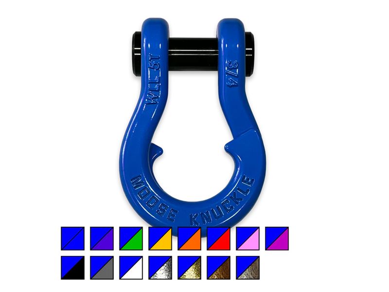 Moose Knuckle Jowl Blue Balls 3/4" Split Shackle Color Combo