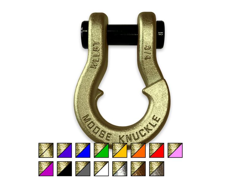 Moose Knuckle Jowl Brass Knuckle 3/4" Split Shackle Color Combo