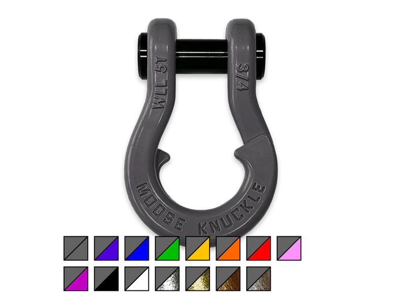 Moose Knuckle Jowl Gun Gray 3/4" Split Shackle Color Combo