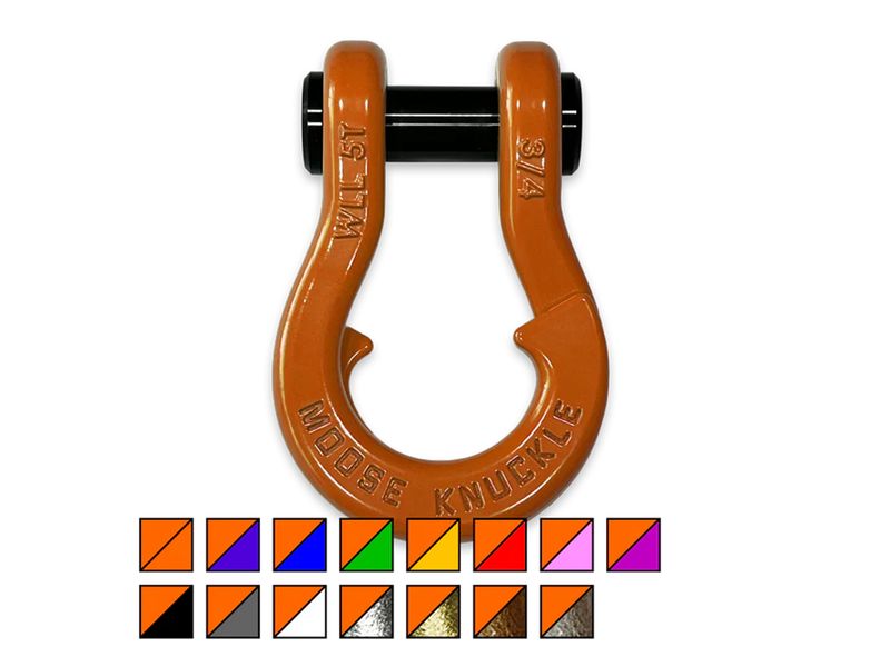 Moose Knuckle Jowl Obscene Orange 3/4" Split Shackle Color Combo