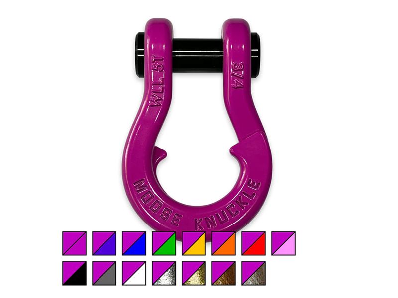 Moose Knuckle Jowl Pogo Pink 3/4" Split Shackle Color Combo