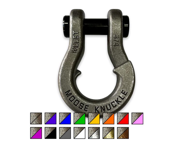 Moose Knuckle Jowl Raw Dog 3/4" Split Shackle Color Combo