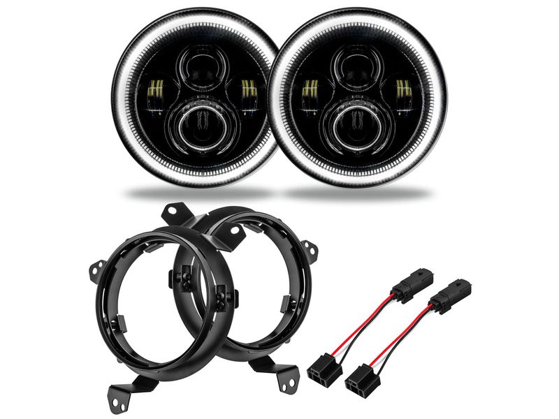 ORACLE Black Halo LED Headlights