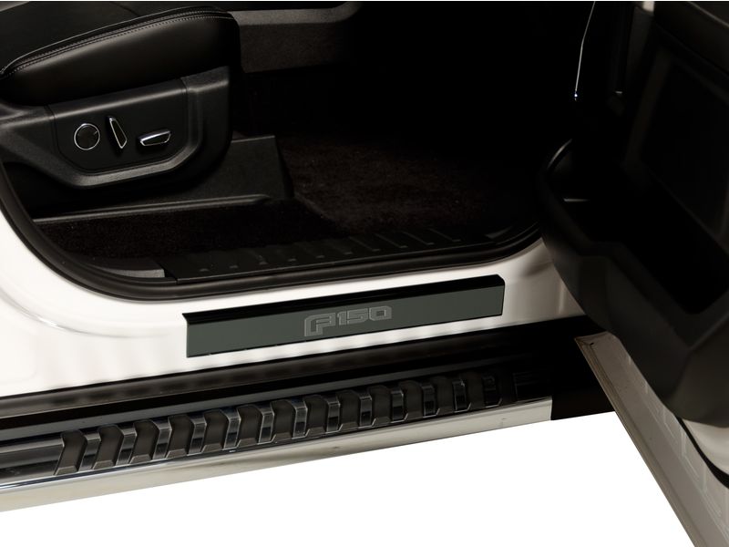 Putco Ford Licensed Black Platinum Door Sill Plates