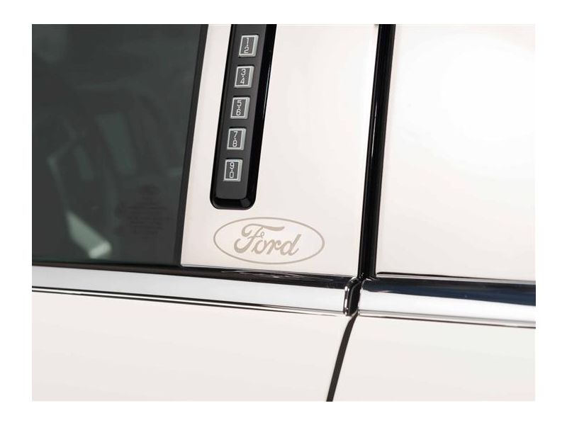 Putco Ford Licensed Stainless Steel Pillar Post Trim