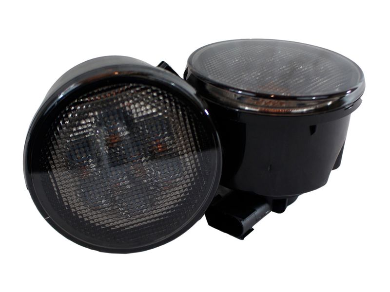Race Sport Smoked Black LED Turn Signal Lights