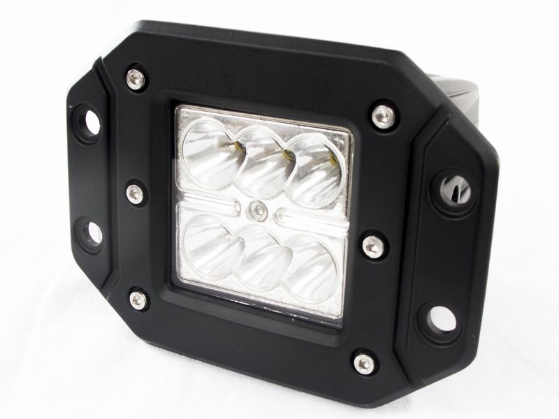 Race Sport Street Series Flush Mount 3x3 LED Spot Light