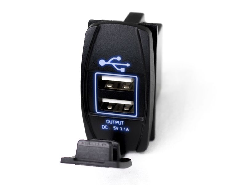Race Sport USB LED Rocker Switch