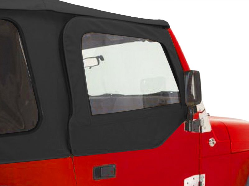 Rampage Black Denim Upper Door Replacement Skins