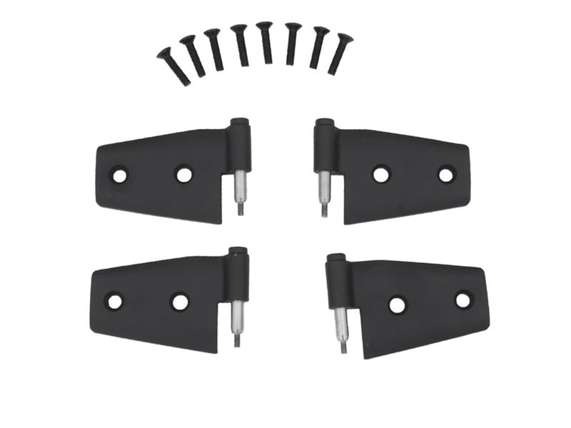 Rampage Black Stainless Steel Door Hinges