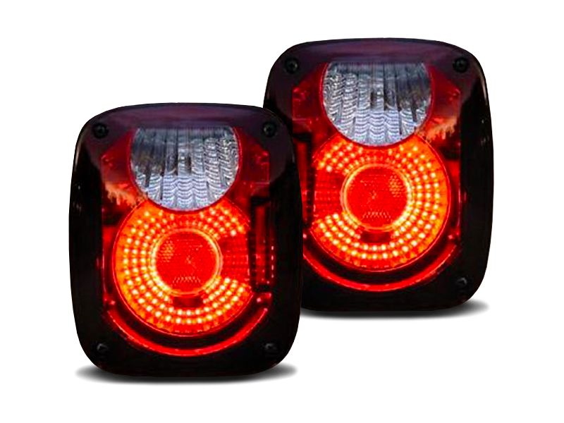 Rampage Jeep Euro Tail Lights