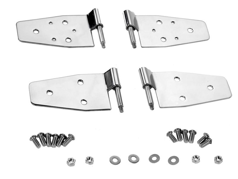 Rampage Polished Stainless Steel Door Hinges