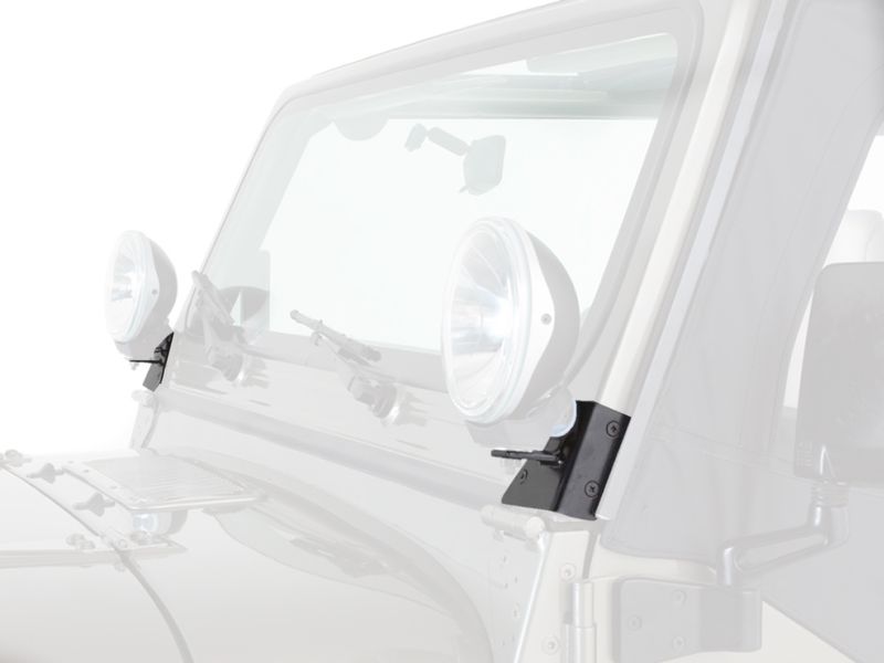 Rampage Windshield Hinge Light Bracket