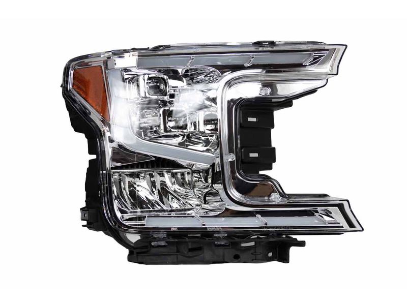 Renegade Sequential LED DRL Chrome Projector Headlights
