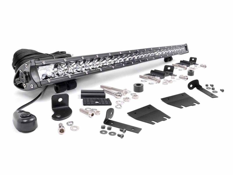 Rough Country Jeep Hood Mount LED Light Bar Kit
