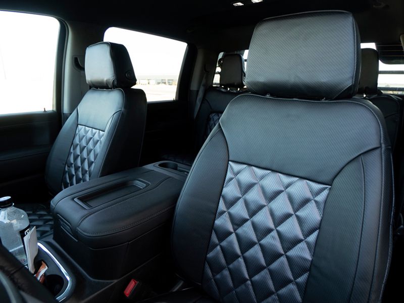 Ruff Tuff Carbon Fiber Diamond Quilt Seat Covers