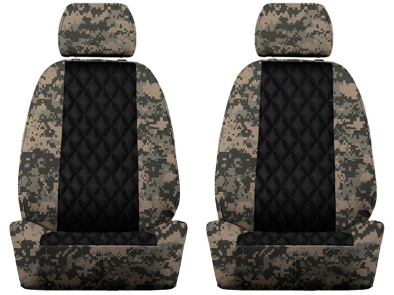 Ruff Tuff Exotics Diamond Quilt Camo Seat Covers