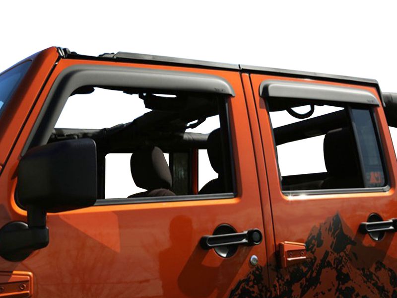 Rugged Ridge Tape On Window Rain Deflectors