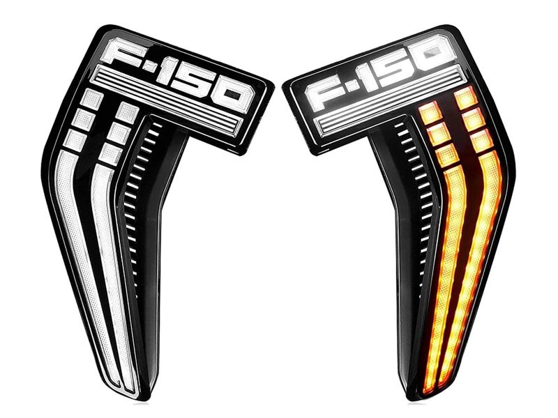Sick Diesel F-150 Lighted Side Vents