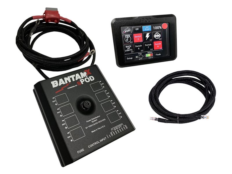 sPOD BantamX Touchscreen Universal Switch Panel Kit