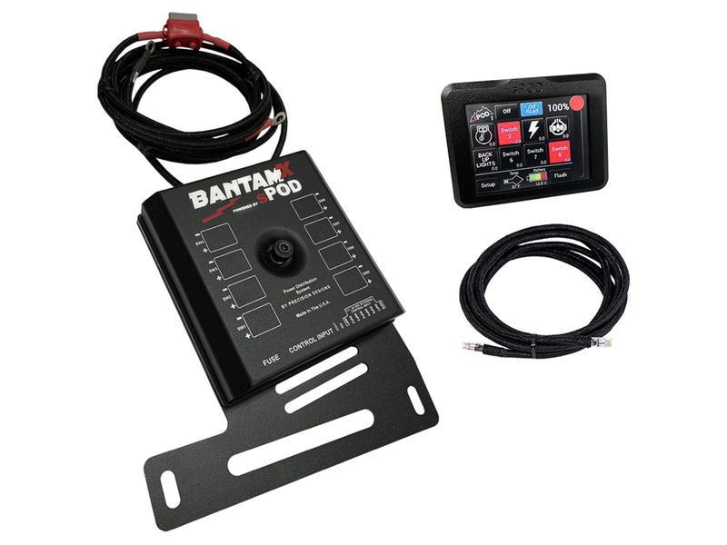sPOD BantamX Touchscreen Vehicle Specific Switch Panel Kit