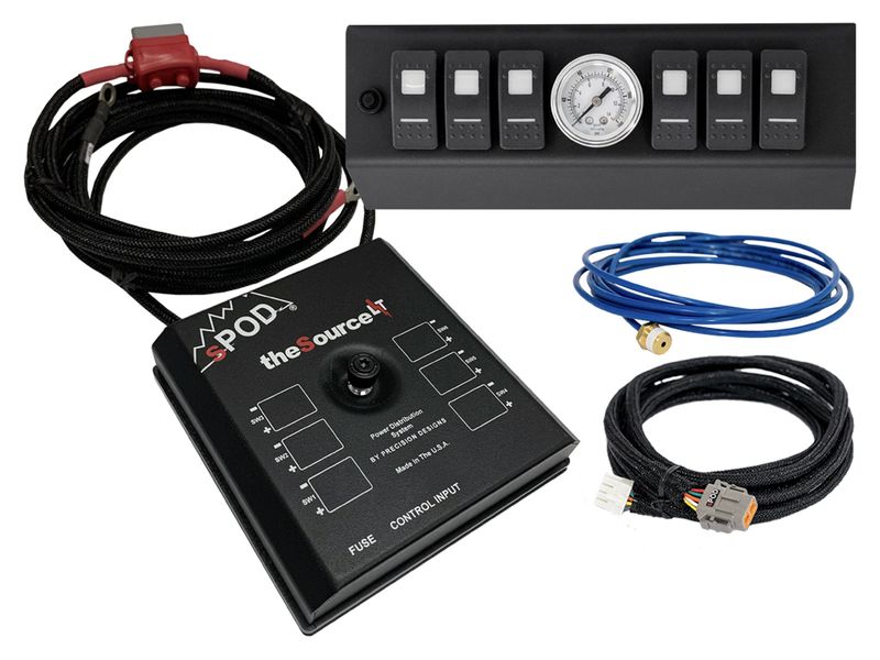 sPOD SourceLT Air Gauge Switch Panel Kit