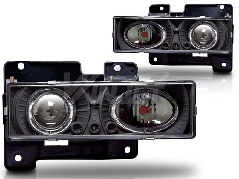 Winjet Black Halo Projector Headlights